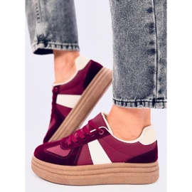 Tênis de sola alta Belmont Wine vermelho 2