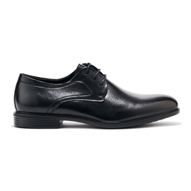 Sapatos masculinos pretos com cadarço 1