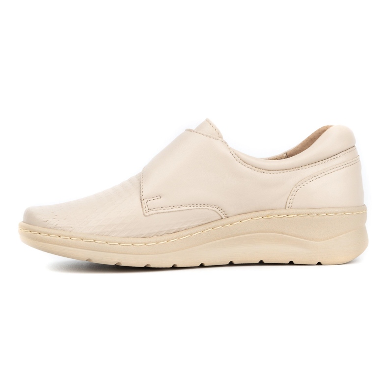 WASAK Tênis feminino de couro 0539W, creme bege 1