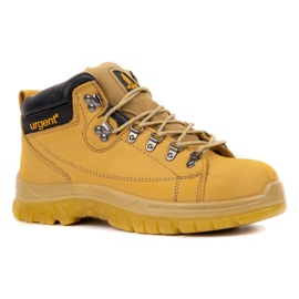 Calçado de trabalho masculino URGENT 114/S1 amarelo com biqueira 1
