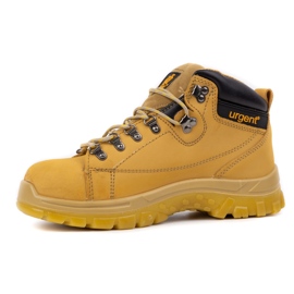 Calçado de trabalho masculino URGENT 114/S1 amarelo com biqueira 2