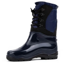 Fagum-Stomil Wellingtons de inverno feminino 210 Snow 5, azul marinho 1