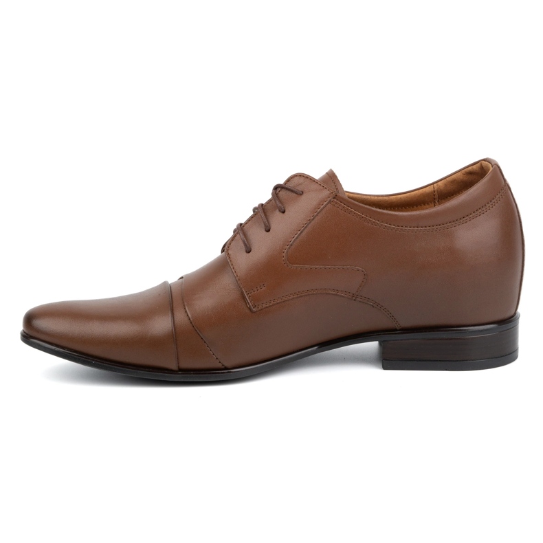 Olivier Sapatos masculinos elegantes de couro formal, P12, marrom 1