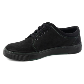 Joker Sapatos casuais masculinos de couro 894J pretos 1