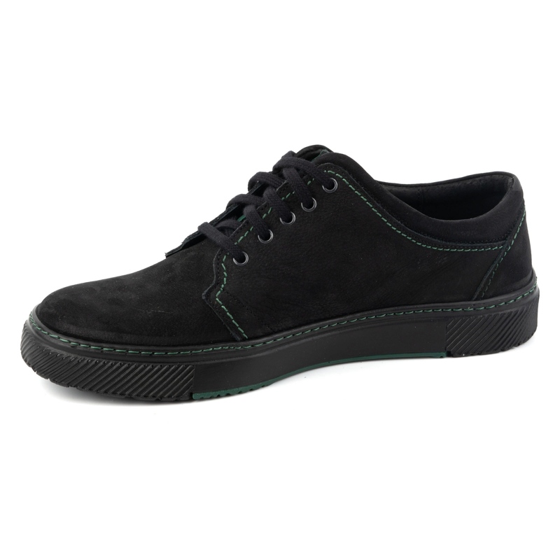 Joker Sapatos casuais masculinos de couro 894J pretos 1