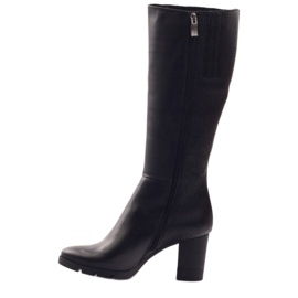 Botas pretas chiques Marco 737 preto 2