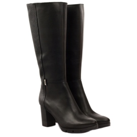 Botas pretas chiques Marco 737 preto 4