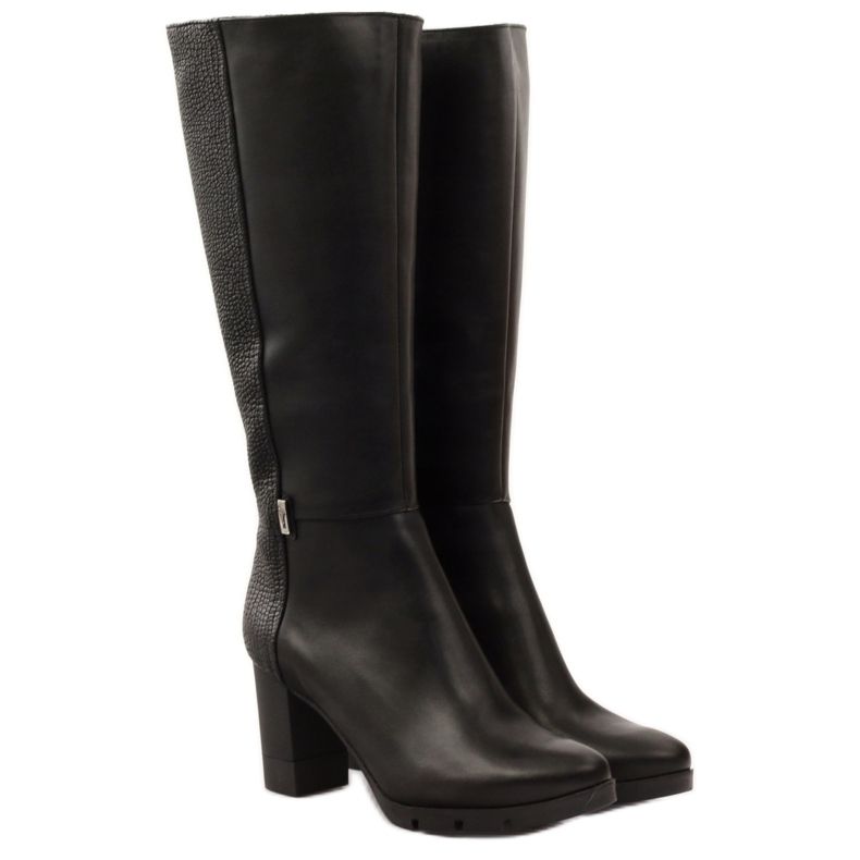 Botas pretas chiques Marco 737 preto 4