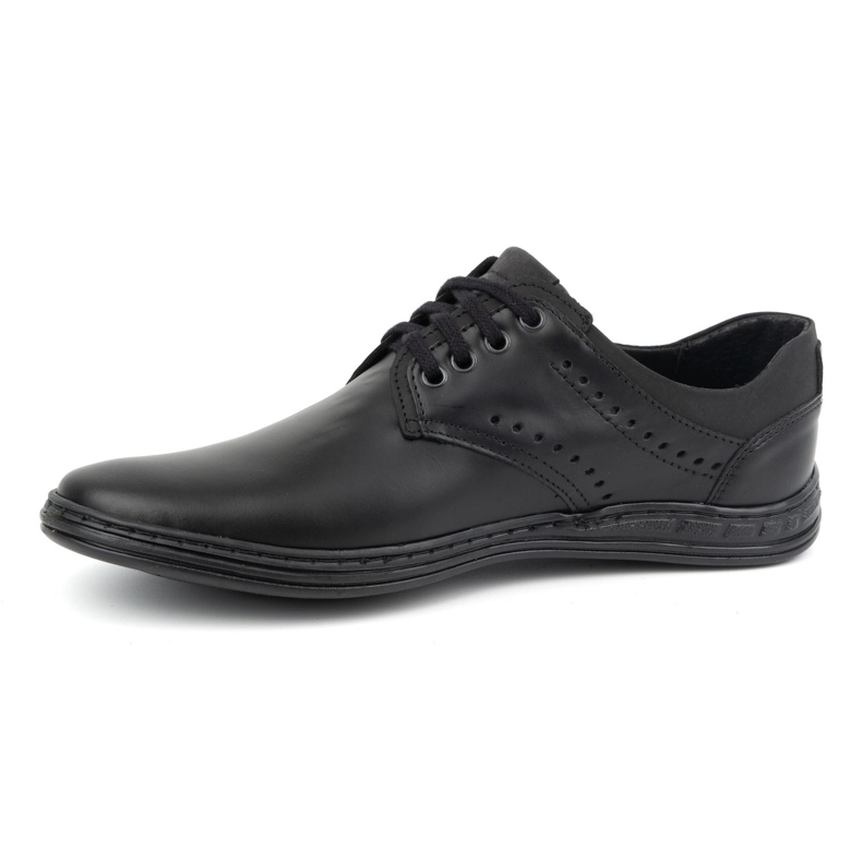 Polbut Sapatos casuais masculinos 402 pretos Hd 1