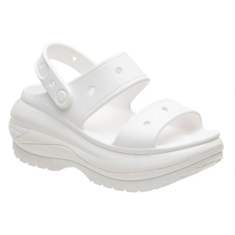 Tamancos Crocs Classic Mega Crush 207989-100 branco 1