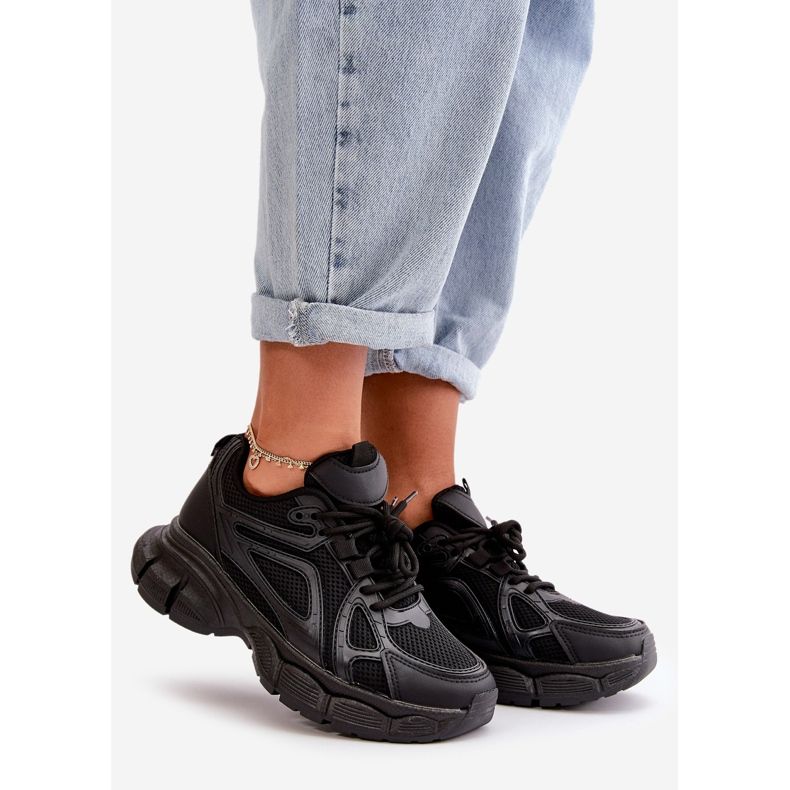 Tênis Feminino Calçado Esportivo Preto Timoci 1