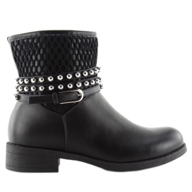 Botas femininas pretas pe131p pretas preto 1