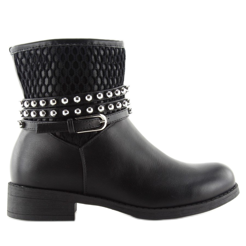 Botas femininas pretas pe131p pretas preto 1
