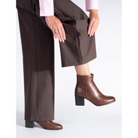 Botins marrons de salto alto Sergio Leone marrom 2