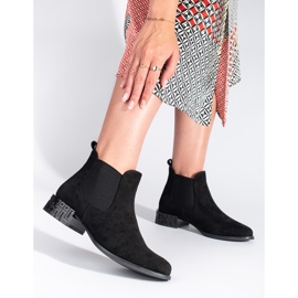 Botas Chelsea pretas com salto decorativo de Sergio Leone preto 2