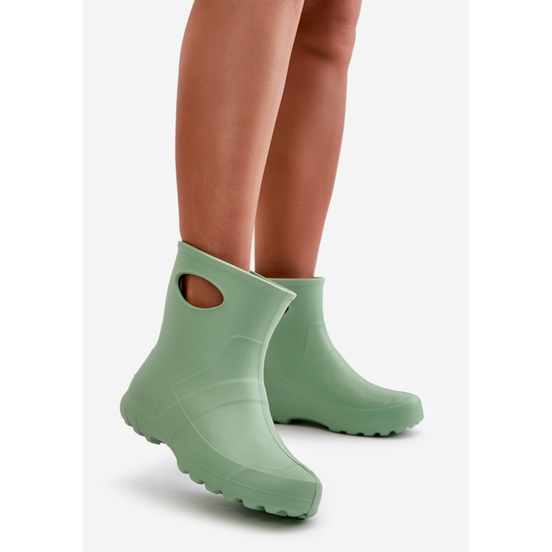 Botas impermeáveis ​​femininas LEMIGO Garden 752 Mint verde 2