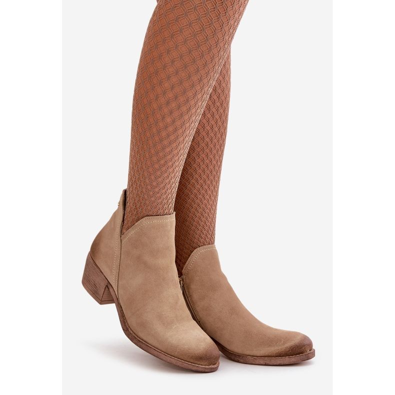 Zazoo 60475 Salto de saltos de camurça bege 1