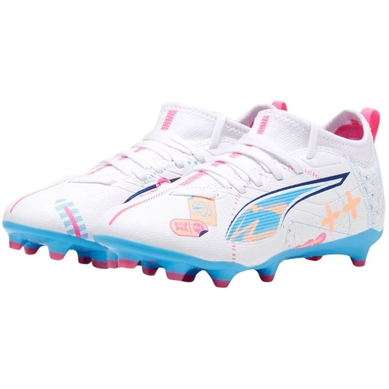 Chuteiras Puma Ultra 5 Match Vol. branco 2