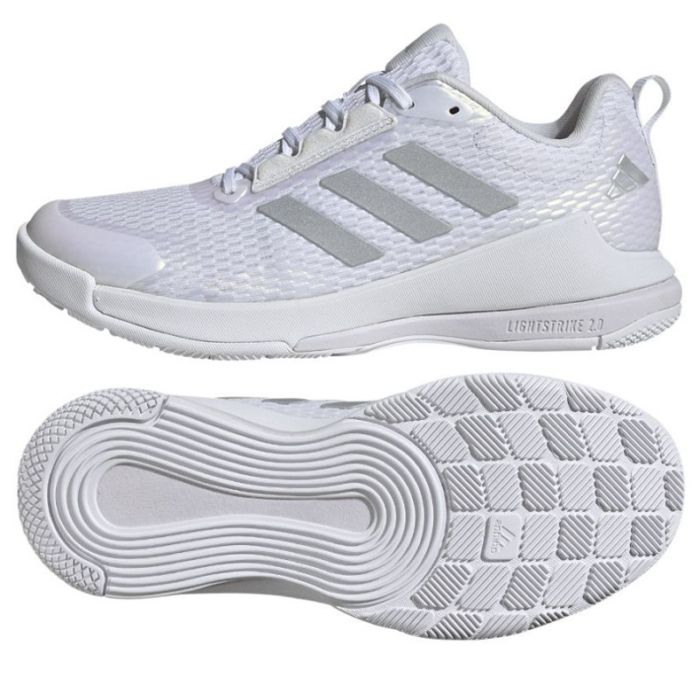 Tênis de voleibol Adidas Novaflight 2 IG1609 branco 1