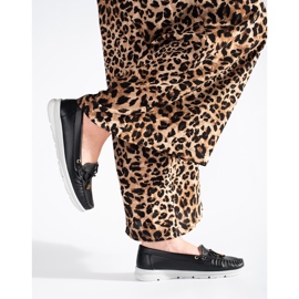 Mocassim plataforma preto 2