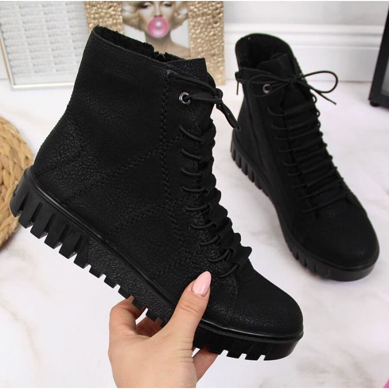 Botas isoladas Rieker W R279B, pretas preto 1