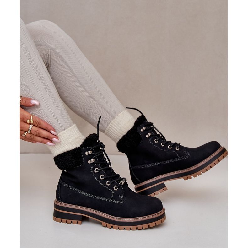 Botas isoladas femininas Big Star OO274A287 pretas preto 2