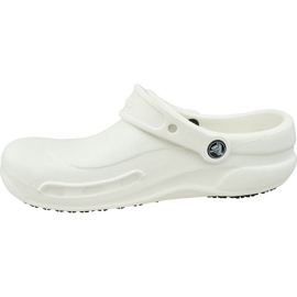 Chinelos de espuma branca Crocs Bistro 10075-100 branco 1