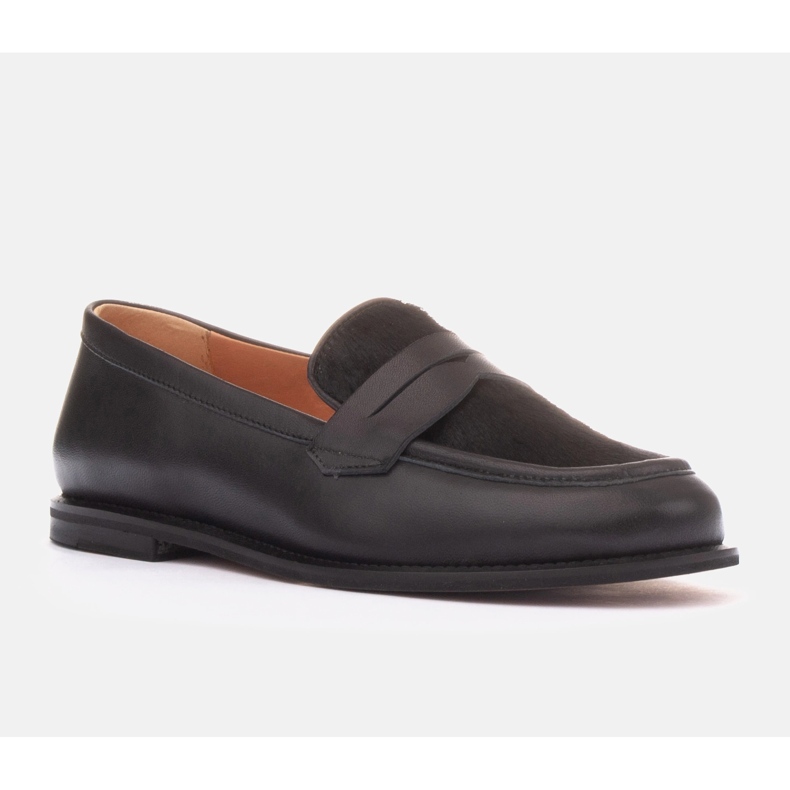 Marco Shoes Mocassins Lorenzo Pony preto 1