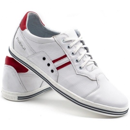 Polbut Sapatos masculinos casuais 1801L branco 5