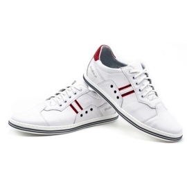 Polbut Sapatos masculinos casuais 1801L branco 4