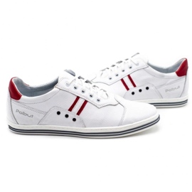 Polbut Sapatos masculinos casuais 1801L branco 3