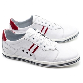 Polbut Sapatos masculinos casuais 1801L branco 2