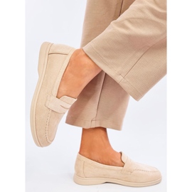 Mocassins femininos Forest Beige bege 1