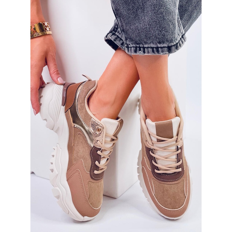 Tênis femininos Bolms Khaki marrom 1