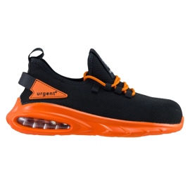 Sapatos de trabalho URGENT 229/S1 Sr com biqueira de metal preto 1