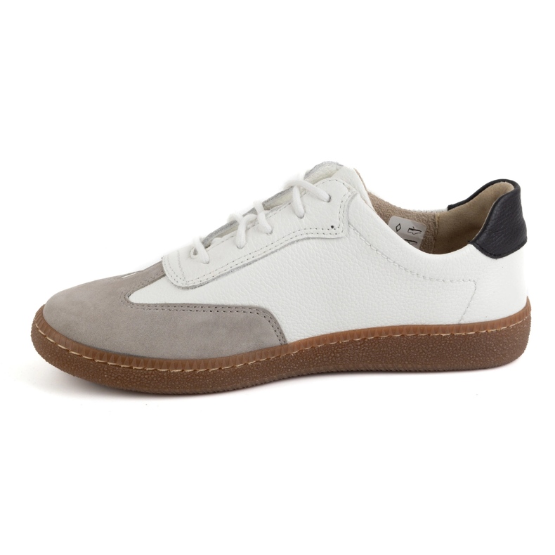 Olivier Sapatos femininos de couro estilo 1259 tênis branco 1