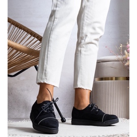 Vista sapatos femininos pretos 1