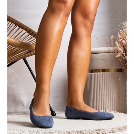 Sabrina azul marinho de camurça ecológica, Jules 1