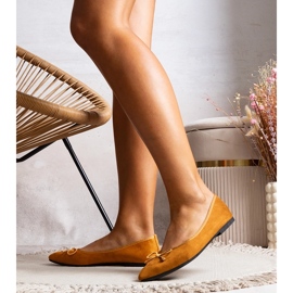 Bailarinas bico fino camel da Latour castanho 1