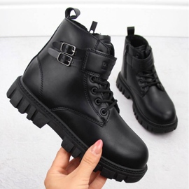 Botas de trabalho isoladas Big Star Jr OO374084 INT2038 preto 1