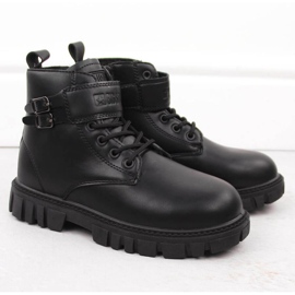 Botas de trabalho isoladas Big Star Jr OO374084 INT2038 preto 2