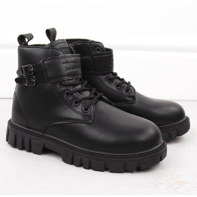 Botas de trabalho isoladas Big Star Jr OO374084 INT2038 preto 2