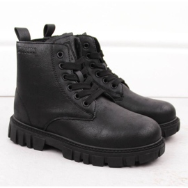 Sapatos de trabalho isolados Big Star Jr OO374080 INT2039 preto 2