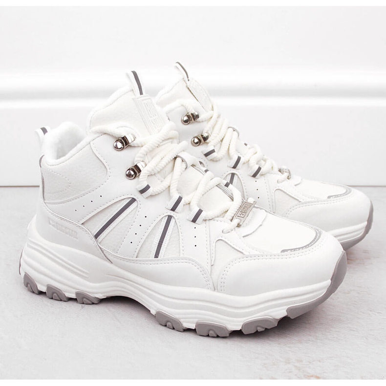 Botas de cano alto isoladas, brancas Big Star OO274A160 branco 2