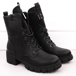 Botas femininas S.DASZYŃSKI preto 2