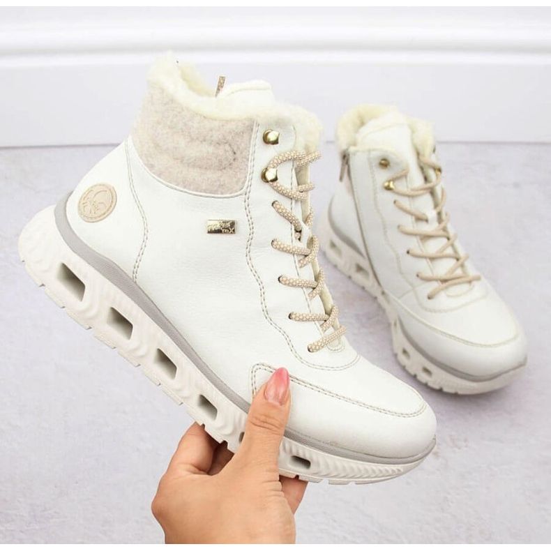 Botas esportivas isoladas Rieker W RKR720 branco 1