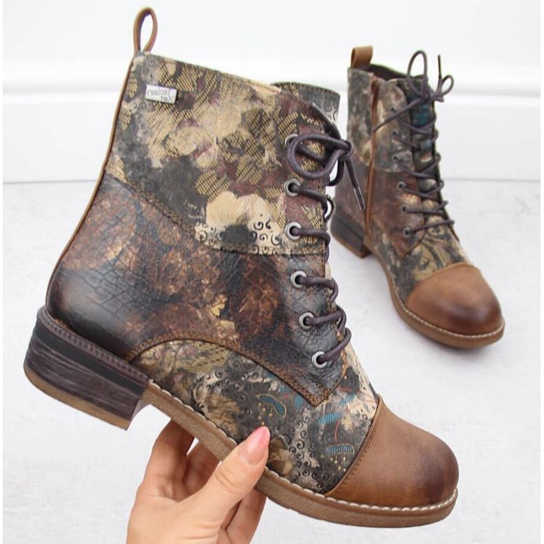 Botas isoladas Rieker W RKR722 marrom 1