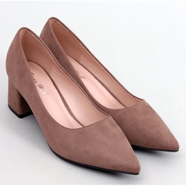 Sapatos de salto baixo Farrin Khaki marrom 1