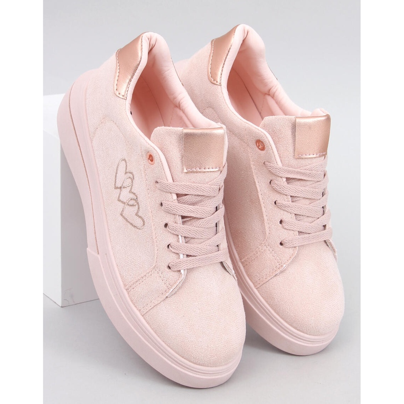 Tênis feminino rosa pastel Akins 1