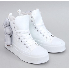 Rooks Tênis de ursinho branco 1